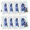 8 Pack: White 5" x 7" Gallery Frame with Double Mat, Airfloat Gallery™ by Studio Décor®
